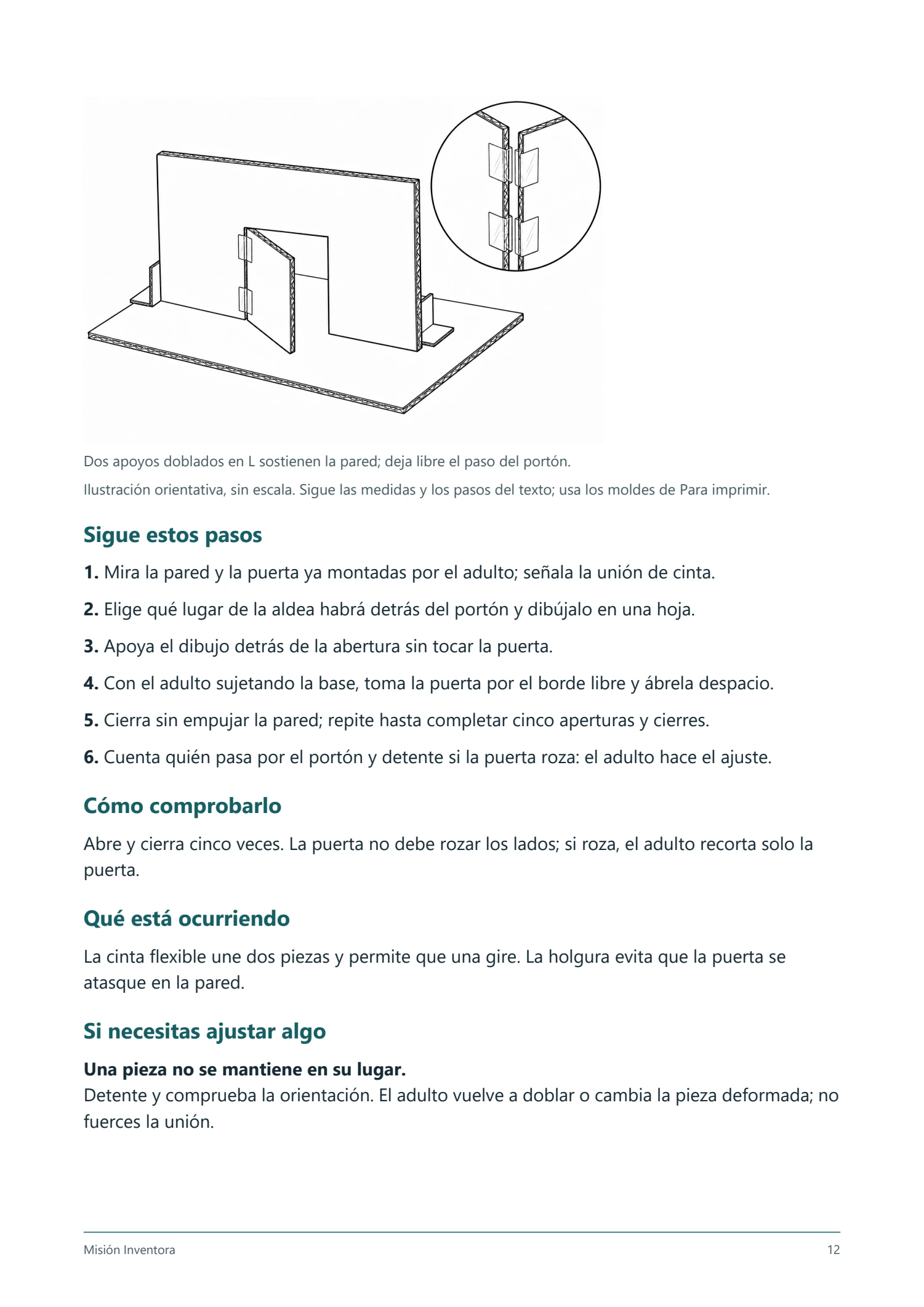 Muestra del PDF: Un portón que abre y cierra
